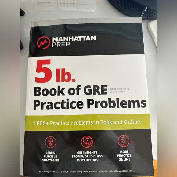 Manhattan Prep 5lb Book of GRE Practice Problems (Brand new) - Picture 1 of 2